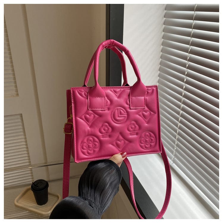 Popular hot selling square handbag women's shoulder bag pu top quality designer square bag