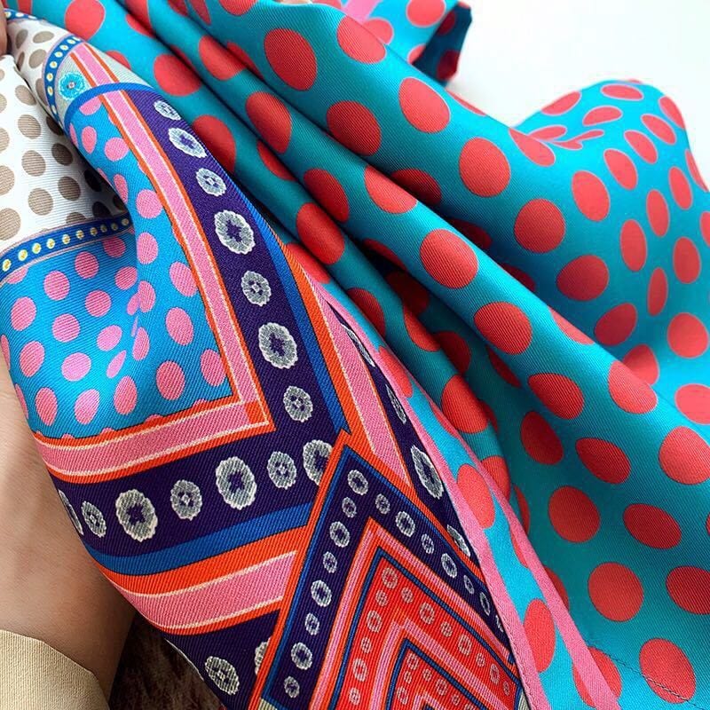 Popular Printed Heavyweight Silk Blouse For Women's Spring 2022 Fashion Multi-match Long-sleeve Silk Blouse For Women