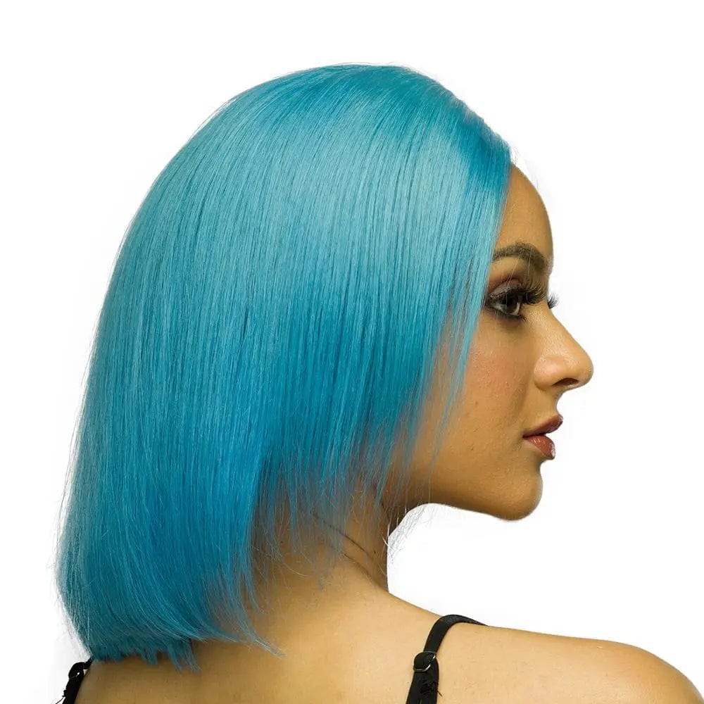 Pre Colored  Platinum Blue Virgin Hair