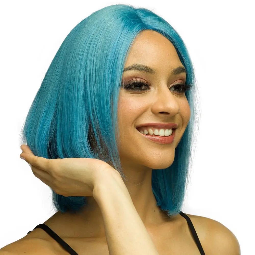 Pre Colored  Platinum Blue Virgin Hair