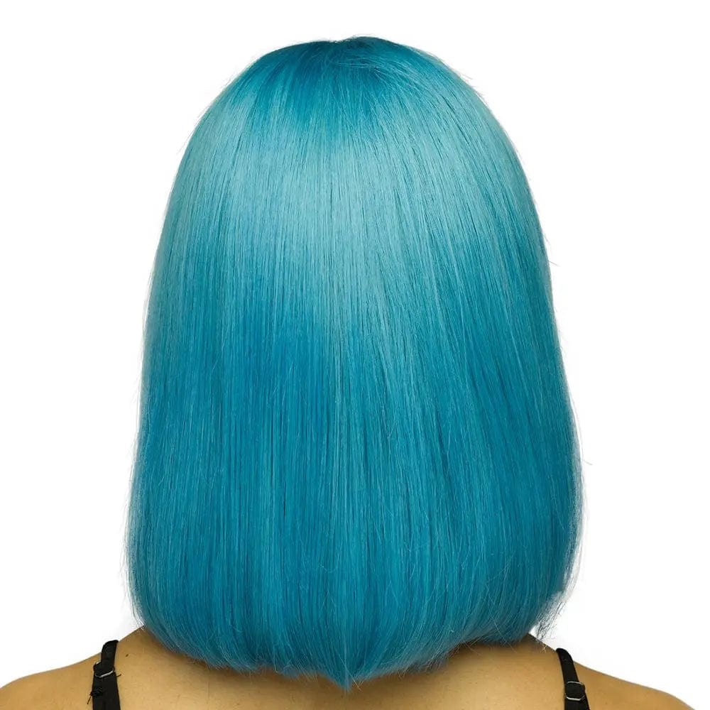 Pre Colored  Platinum Blue Virgin Hair
