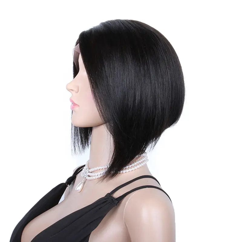Pre Plucked Hairline Indian Hair Perruque Short Bob Pixie Cut Wig Human Hair Full Lace Wig Vendors With Baby Hair