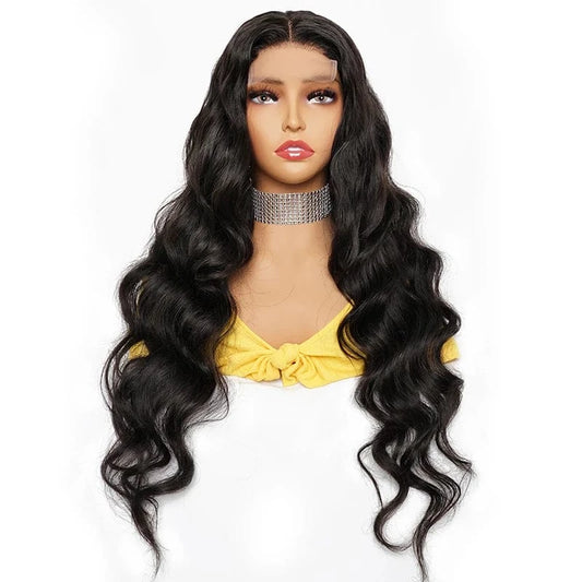 Pre Plucked Long 16 24 30 Inches 4*4 Frontal 4x4 HD Lace Front Virgin Brazilian Human Hair Bodywave Body Wave Closure Wig