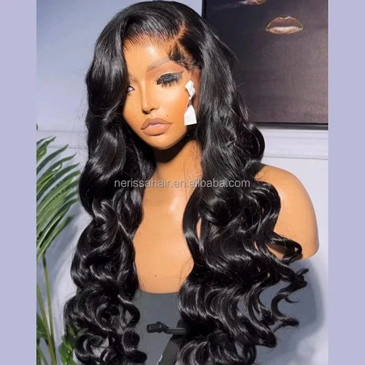 Pre Plucked Loose Wave Lace Front Wigs for Black Women Brazilian HD Lace Body Wave 360 Lace Frontal  Wigs Human Hair