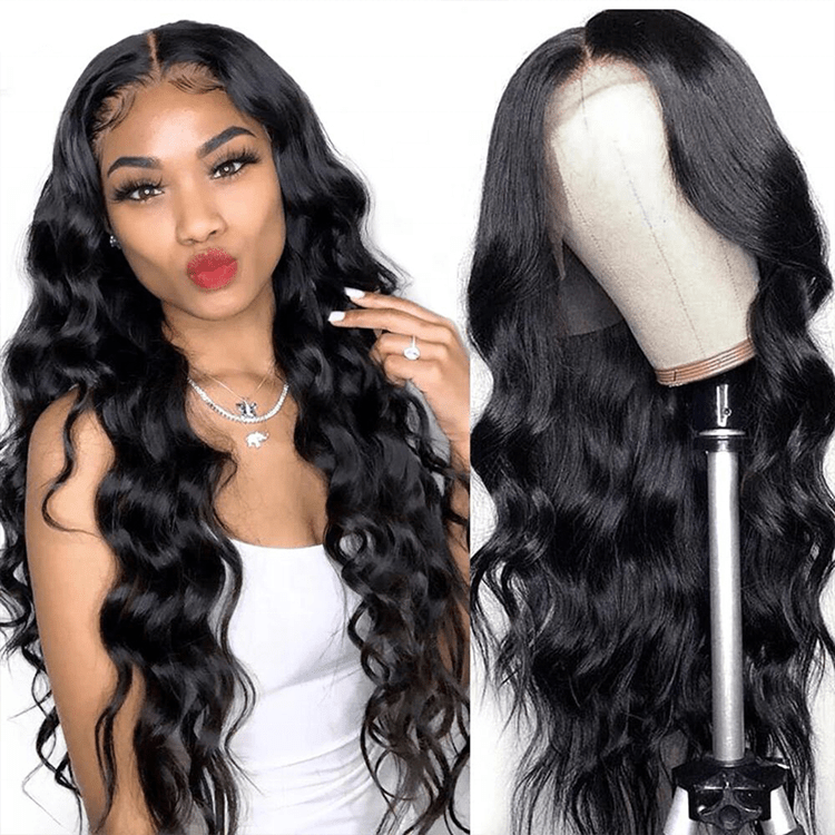 Pre Plucked Water Curly Wave Bleached Knots Burmese Full Cuticle Aligned Human Hair Melt HD Lace Front Wigs