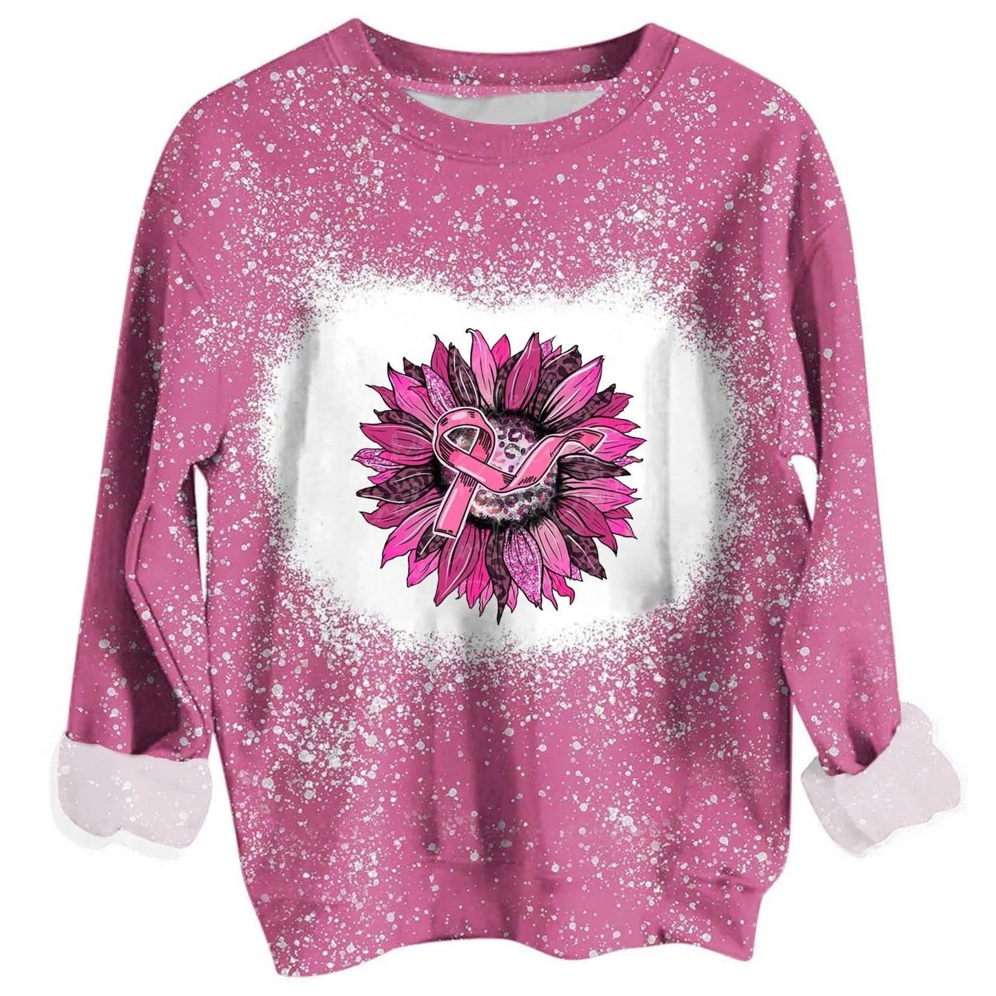 Printed / L / 25 custom Hollamas digital printing sports long sleeve women's leisure fashion all over print crewneck sweatshirt