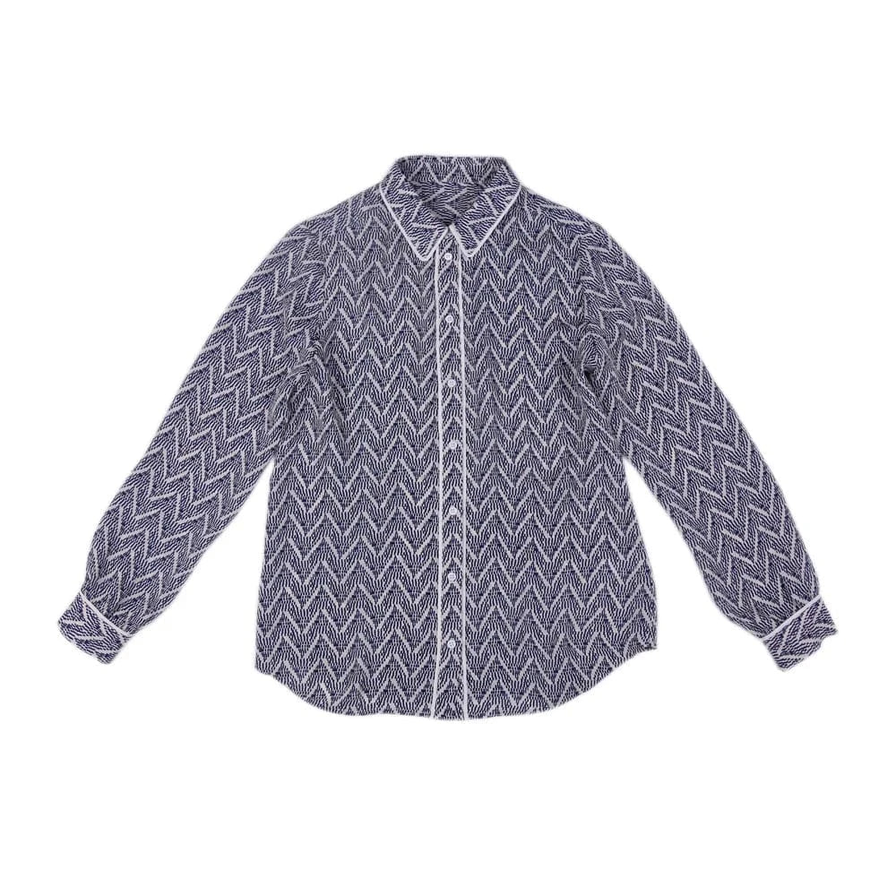 PRINTED+WOVEN / 38 / 2 colorways High Quality Ladies 100% Silk Shirt Stand Blouse Elegant Temperament Office Shirt For Women