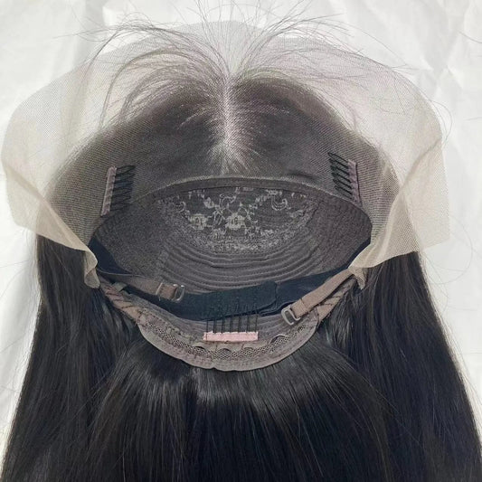 Promotion price 13x4 transparent HD lace frontal wig raw virgin human hair easy to bleach 613 human hair wigs