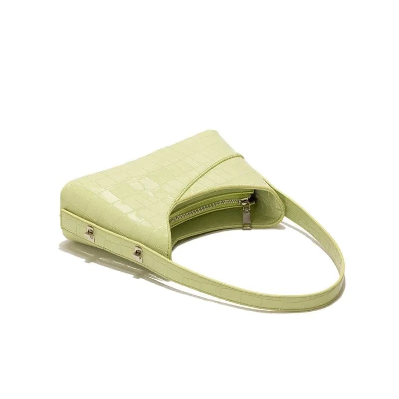 PU crocodile waterproof handbag wholesale blue shoulder bag Guangzhou factory pink new season handbag