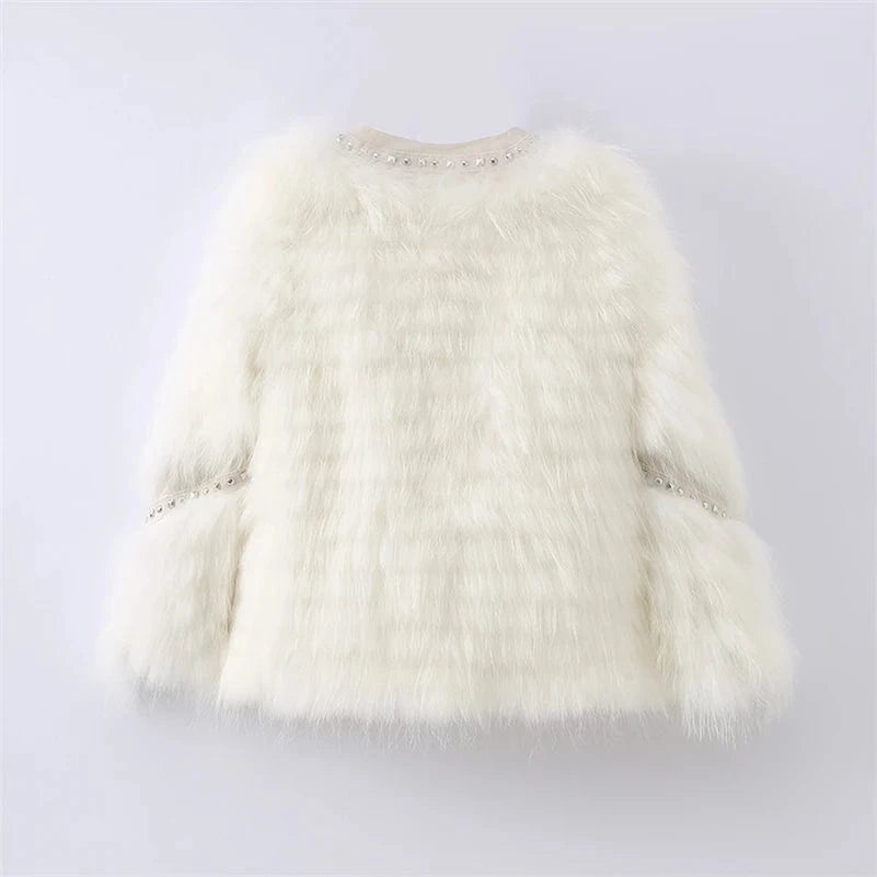 Pudi Women Real Fox Fur Coat Jacket Over Size Lady Female Fashion Winter Warm Genuine Leather Coats Parka Z21M23