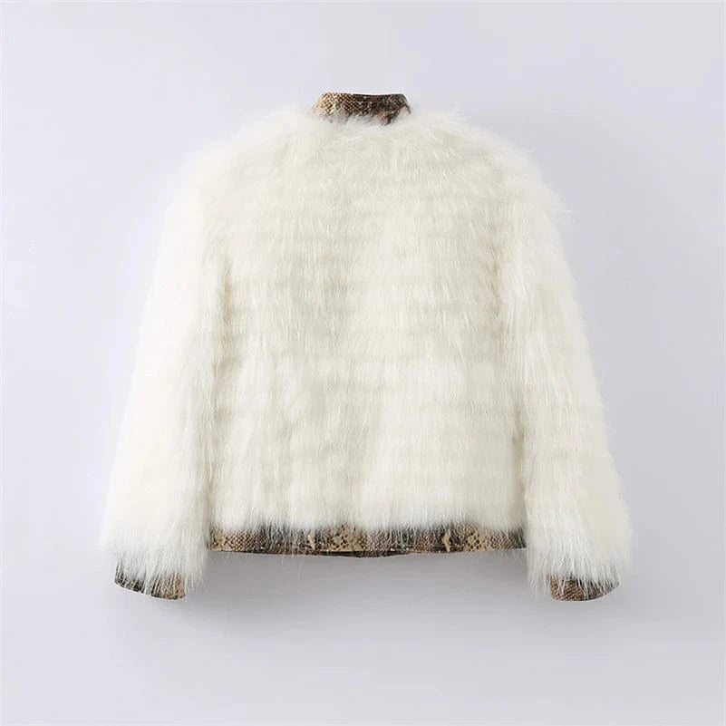 Pudi Women Real Fox Fur Coat Jacket Over Size Lady Female Fashion Winter Warm Genuine Leather Coats Parka Z21M29