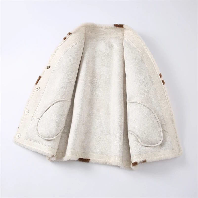 PUDI Women's Winter Warm Real Wool Fur Coat Jacket Girl's Lady Over Size Fur Parka Trench CT129