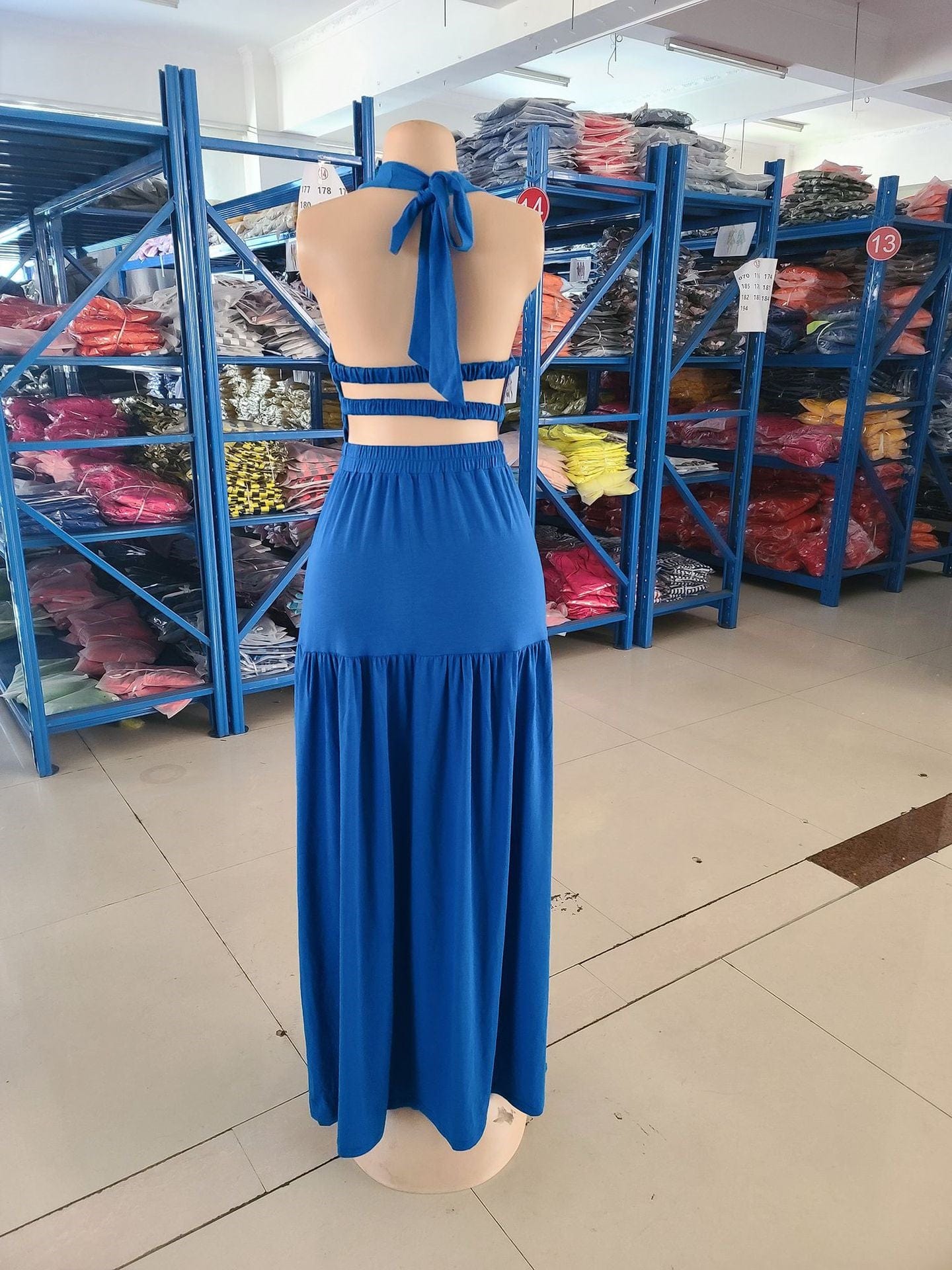 Quality Casual Sleeveless Backless Elegant Maxi Dress
