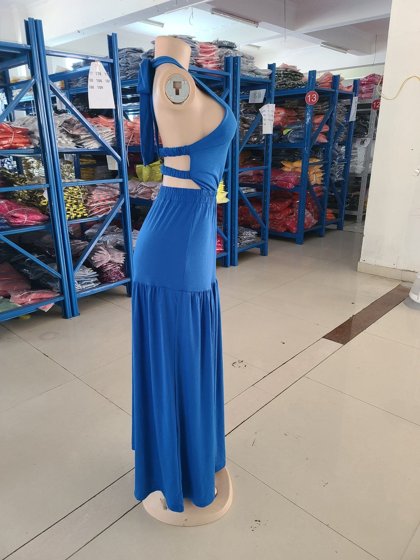 Quality Casual Sleeveless Backless Elegant Maxi Dress