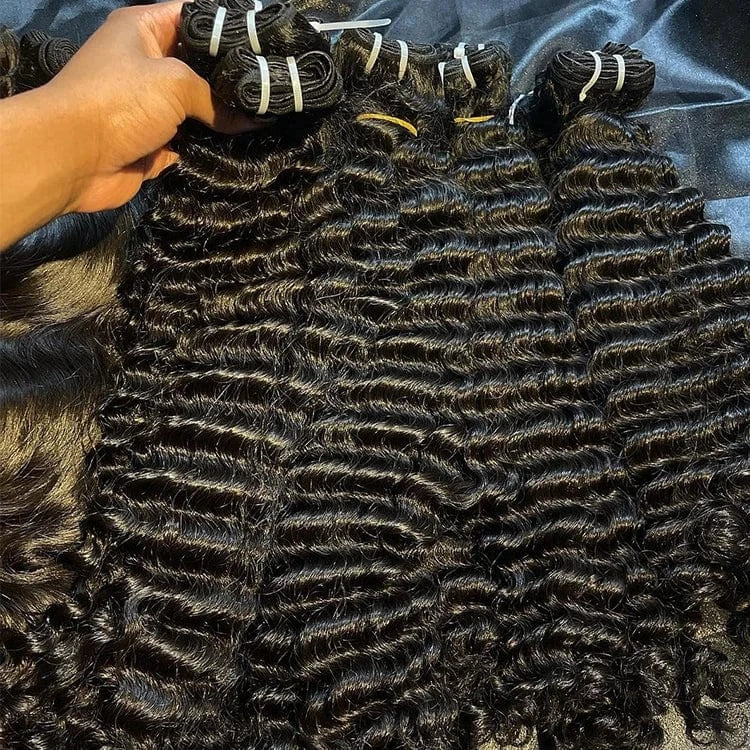 Raw Cambodian bundles human hair wholesale 100% Unprocessed Cuticle Alinged Virgin Cambodian Human Hair Weave Bundles