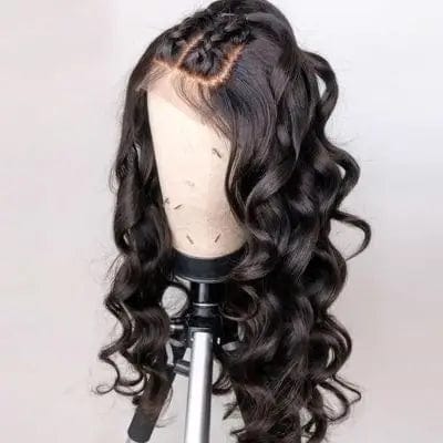 Raw Perruque Cheveux Humain Virgin Human Hair 13X6 Deep Wave Lace Front Wig With Deep Part Line For African Woman