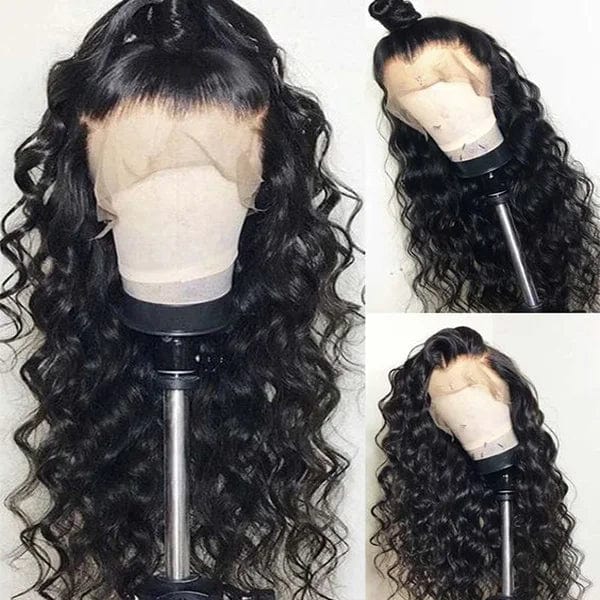 Raw Perruque Cheveux Humain Virgin Human Hair 13X6 Deep Wave Lace Front Wig With Deep Part Line For African Woman