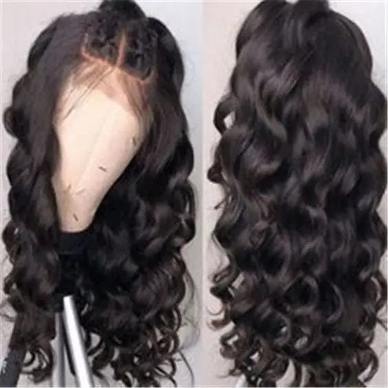 Raw Perruque Cheveux Humain Virgin Human Hair 13X6 Deep Wave Lace Front Wig With Deep Part Line For African Woman