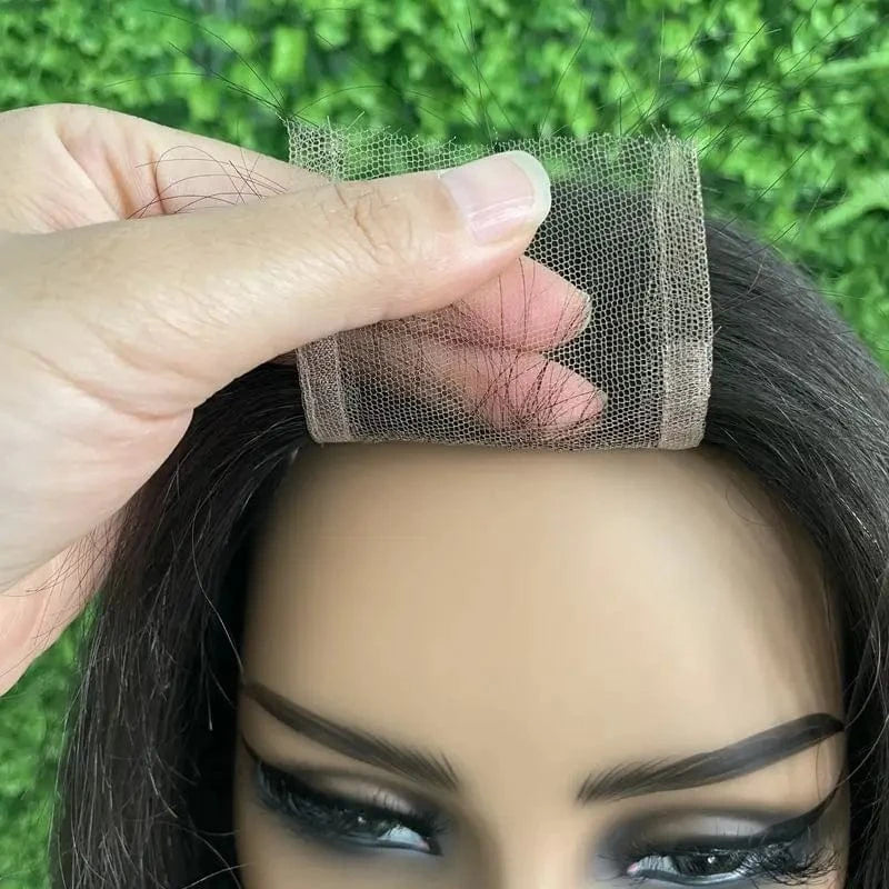 Raw Virgin Cuticle Aligned Natural color Free Part 2x6 2*6 deep part hd lace Closure with Baby Hair