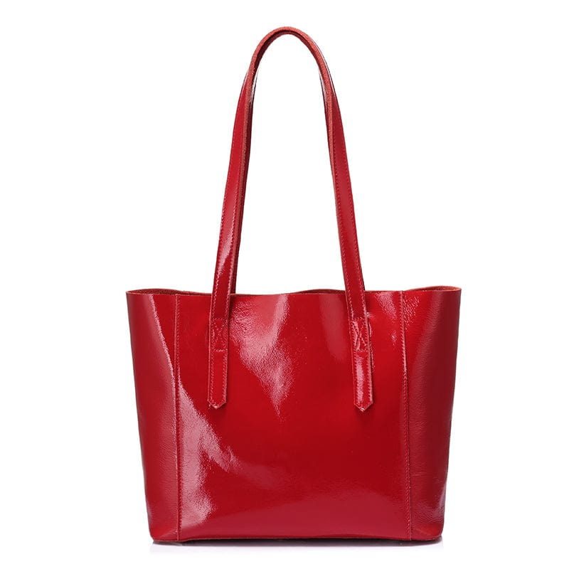 REALER Factory wholesale OEM real leather shoulder crossbody bag fashion casual Oil wax genuine leather tote bags women hand bag