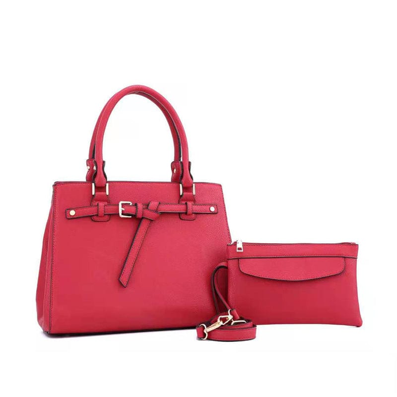 Red EG297 hot selling pu leather luxury designer purses for women 2022 handbag