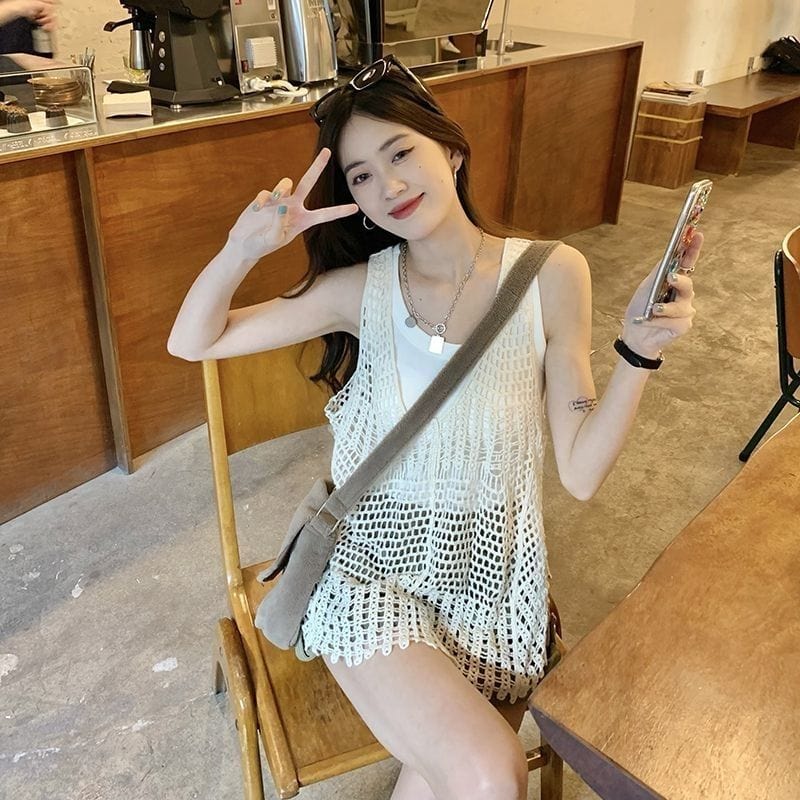 RedHK Custom High Quality New Arrives China Factory Handmade Multi-color Woman Crochet Lady Top Crochet Women Top