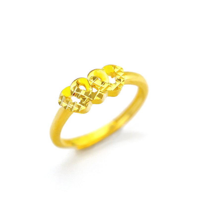 Resizable / Gold Chunky Gold Rings for Women Minimalist Thick Dome 18K Gold Plated Rings Set Braided Round Signet Rings Statement Jewelry Amazon