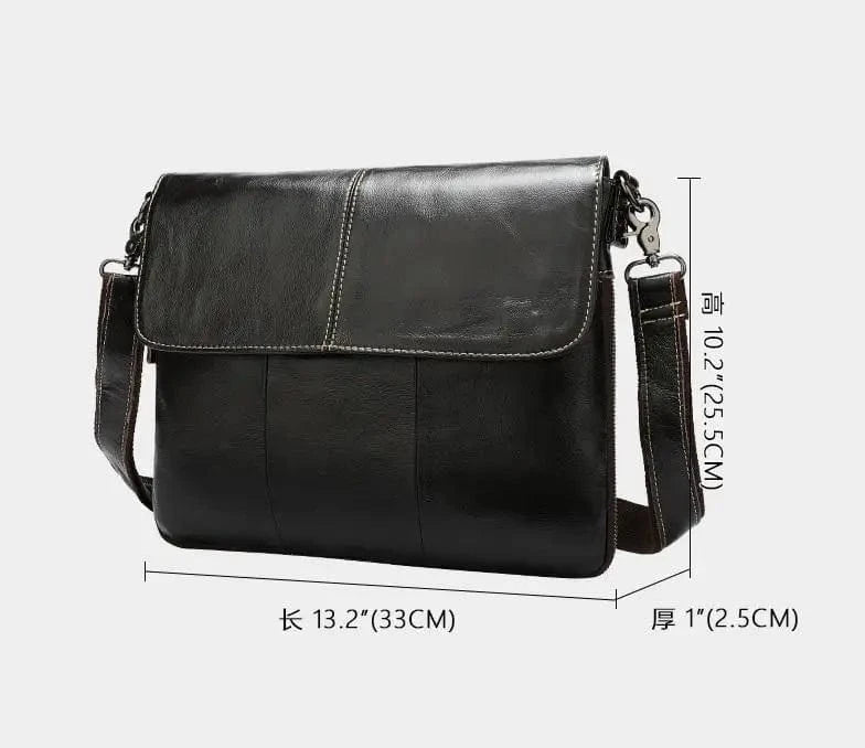 Retro Leather Mens Customized Fashion New Shoulder Messenger Crossbody Bag