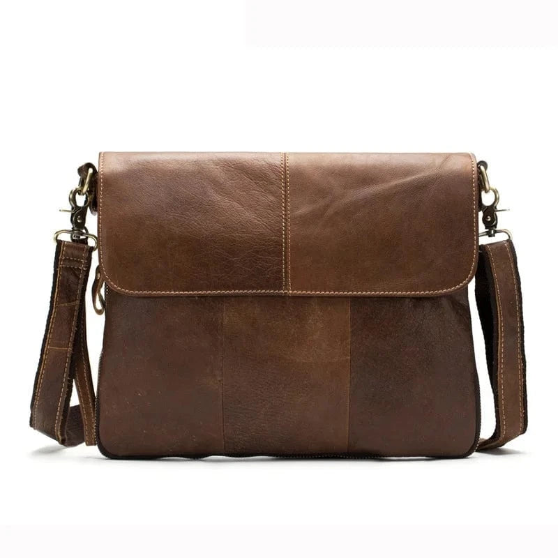 Retro Leather Mens Customized Fashion New Shoulder Messenger Crossbody Bag