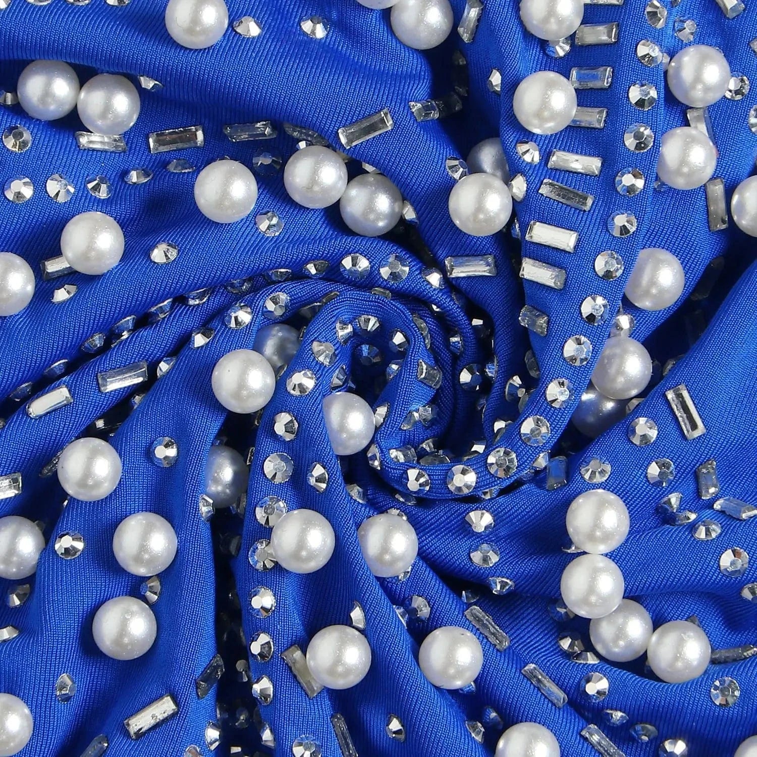 Rhinestone Beaded Fur Dress Women Mesh See Through Sexy Night Club Dresses New Female Party Evening Mini Dress