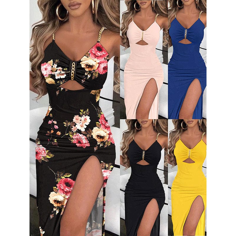 RNSHANGER Sexy Women Black Dress Casual Cocktail Party Prom Luxury Evening Chic Formal Occasion Dresses Summer Temperament Dress