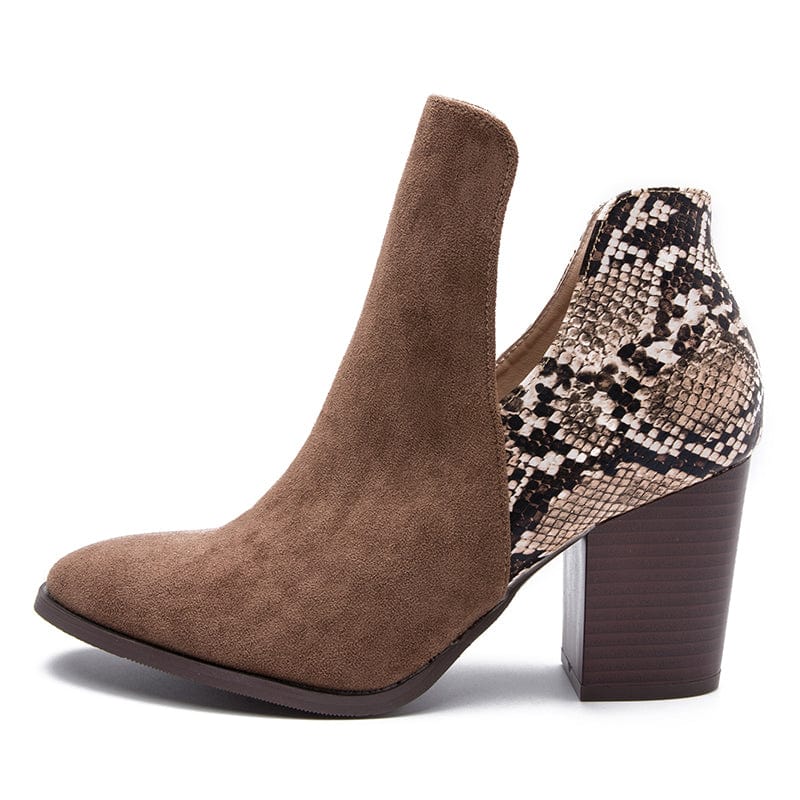 Rome Style Mixed Black 2022 Colors PU Square Toe Soild Thin High Heel Zipper Mid-Calf Brown Boots 36-43 Women Shoes