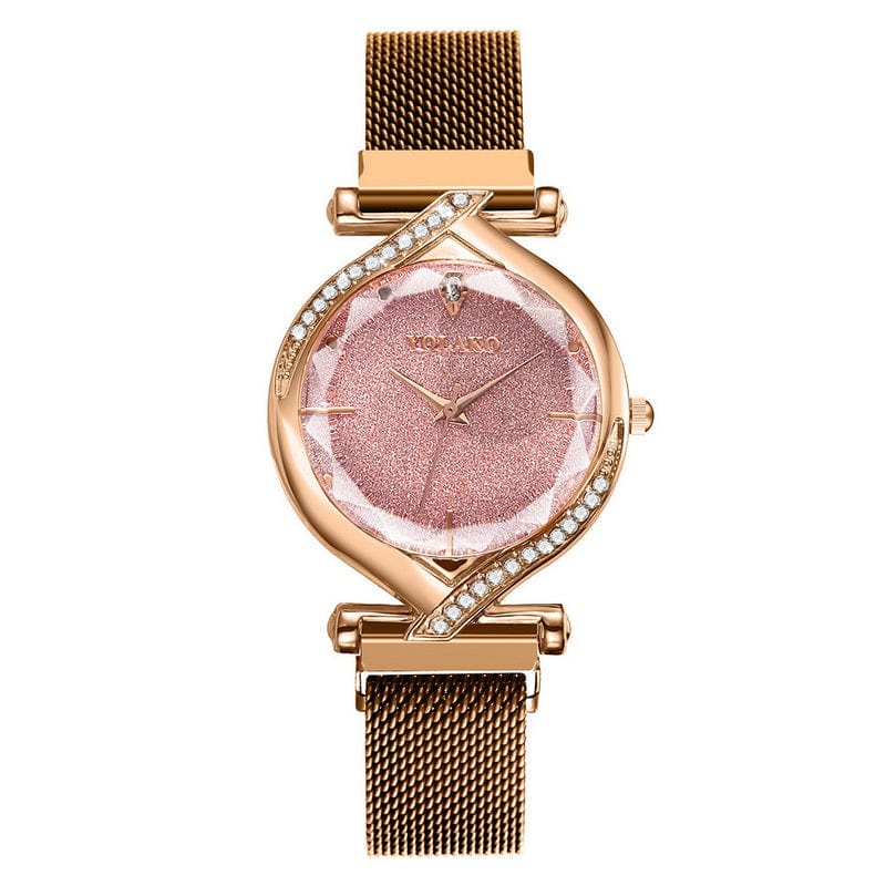 rose gold hot selling wholesale cheap magnet Wristwatch Fashion classic luxury colors heart Quartz womens watches for ladies