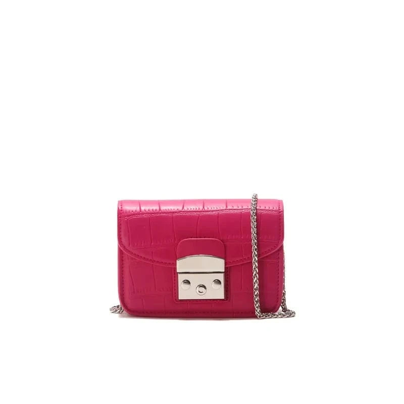 rose red Factory new beautiful handbags women white ladies sling bag PU pink  2023 trending products handbags