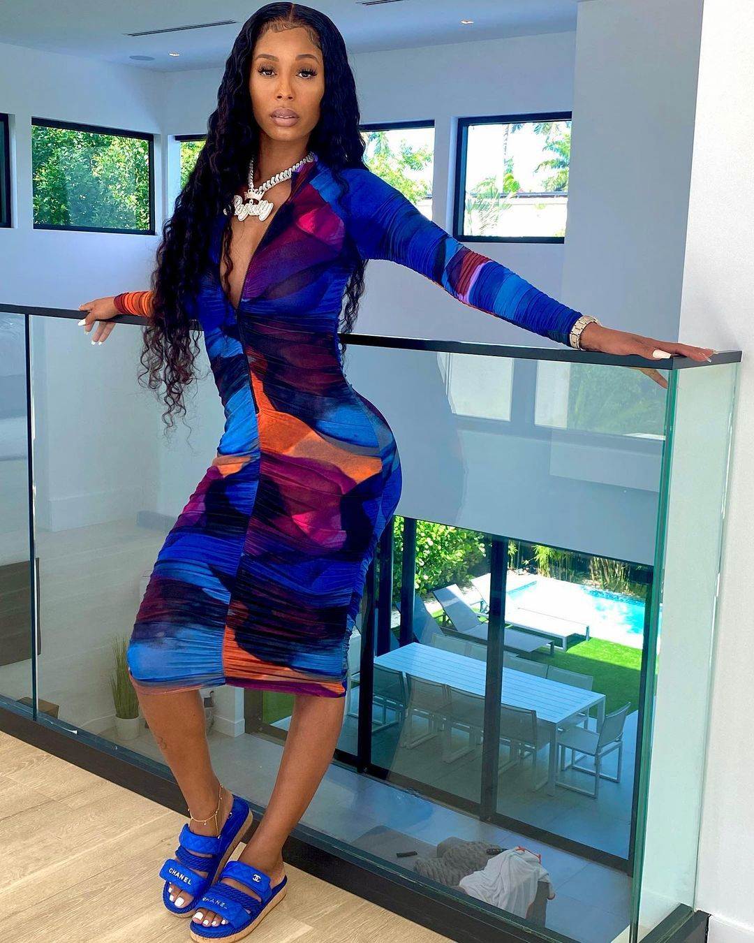 RX-8335 Hot selling zip up digital printed dress causal long sleeve bodycon dresses pleated woman fall dress