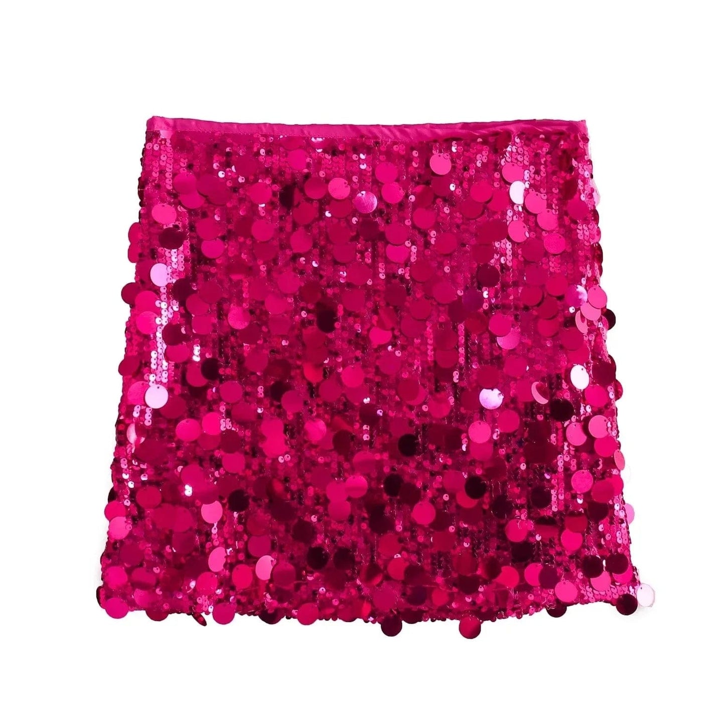 S / 04# OUDINA American Style Club Party Bling Shiny Mini Sexy Skirt Sequin Skirts For Women
