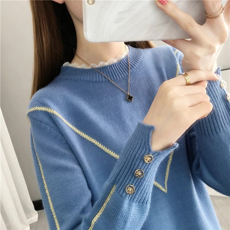S / 2 Turtleneck Sweater Women 2022 Autumn Winter Long Sleeve Pullovers Sweaters Female Knitted Tops Jumper Ladies Casual