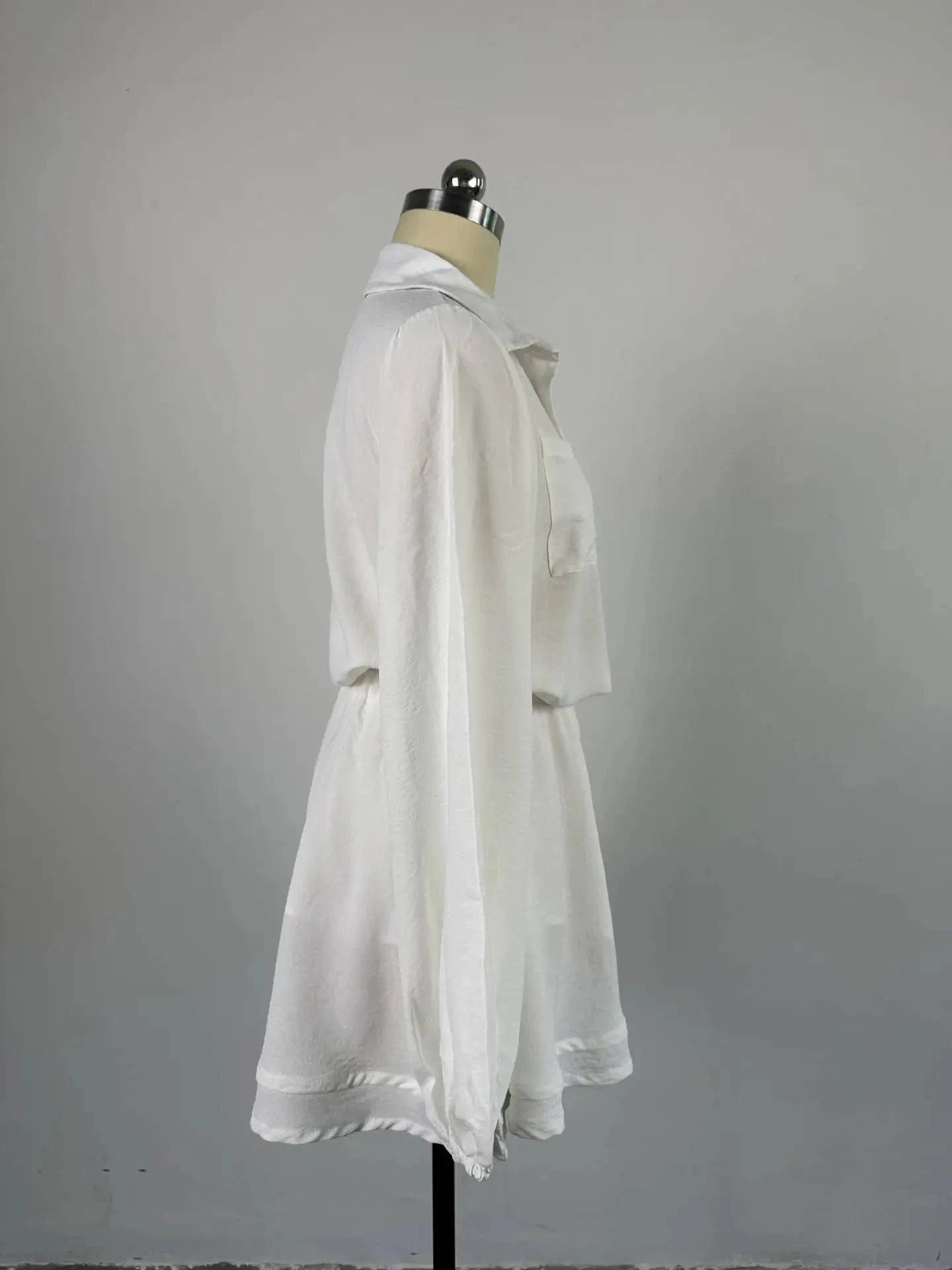 S-2XL Women's casual suit Autumn New Style Solid Color Bubble Sleeve Shirt Wide Leg Shorts Set