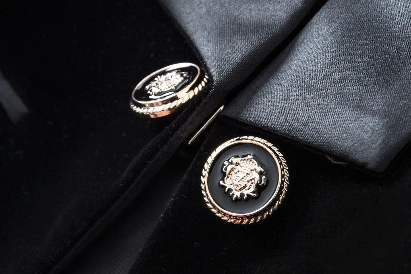 S-3XL Elegant solid color suit jacket Slimming velvet suit top