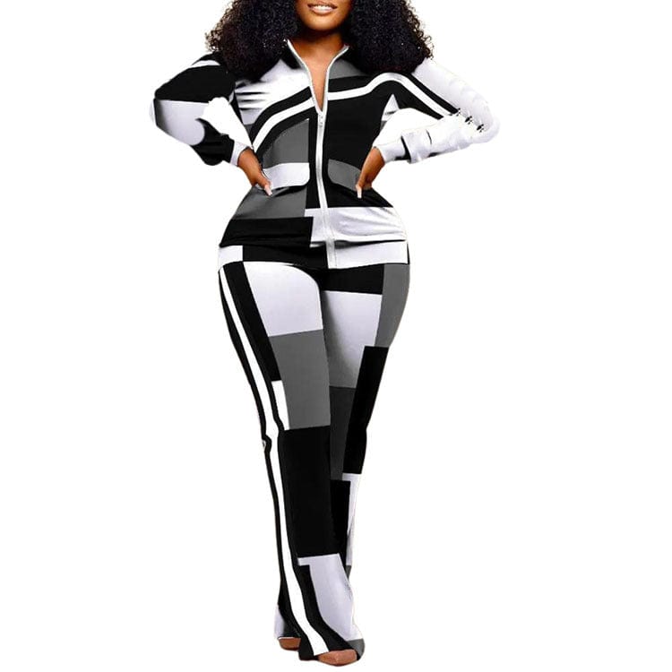 S / 4 kc Printed Fashion women's clothing 2-piece set new