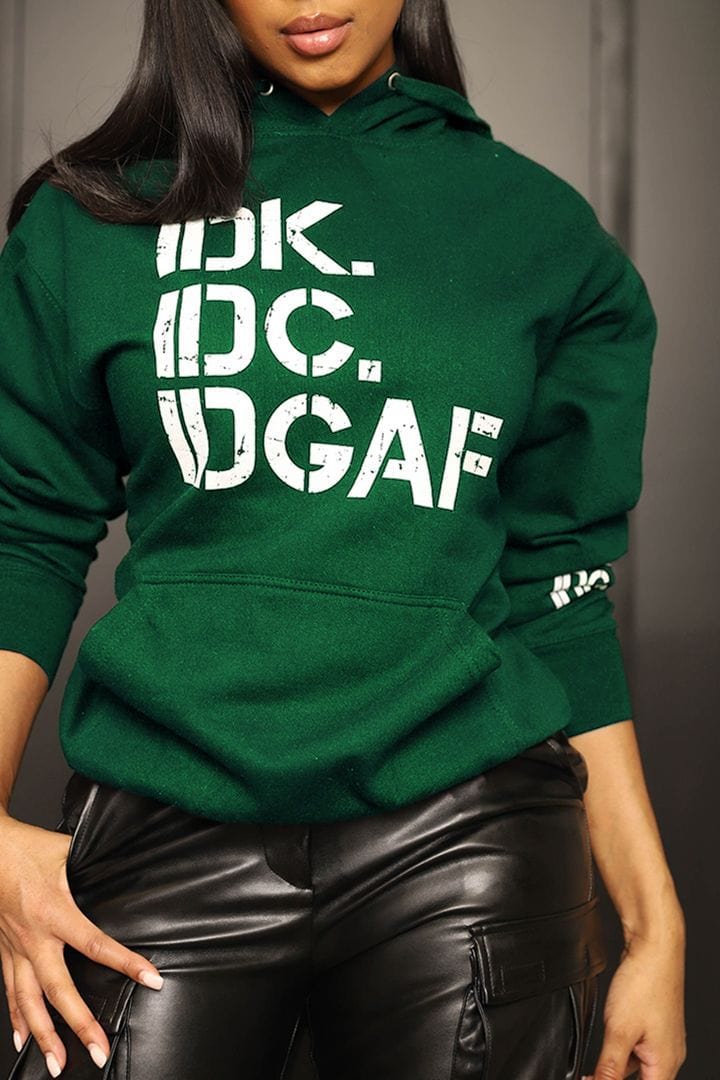 S / 4 kc Printed Hooded casual loose sweater women s to 5xl