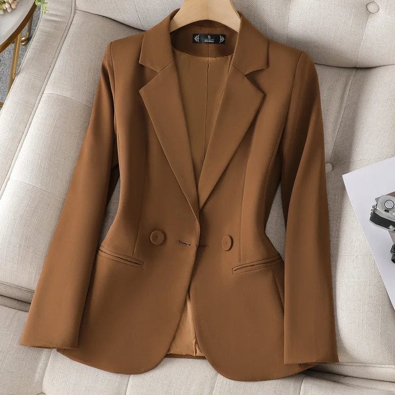 S-4XL Premium Sense Suit Coat Autumn/Winter New Waist Relaxed Temperament Fashion Small Suit Top