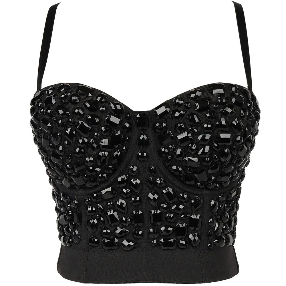 S / Black 02 High quality beard young sex gril xxx ladies transparent sexy white  bustier