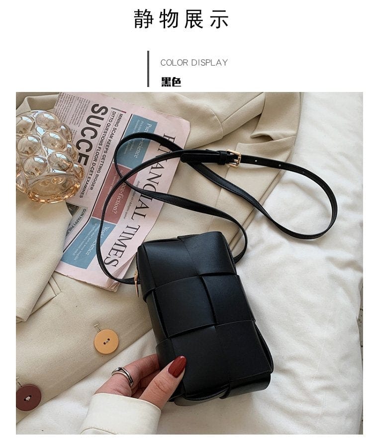 S / black 2022 Spring Summer Neon Shoulder Bags New Style Pu Lady  Shoulder Bag Mobile Purse Sling Bag for Women