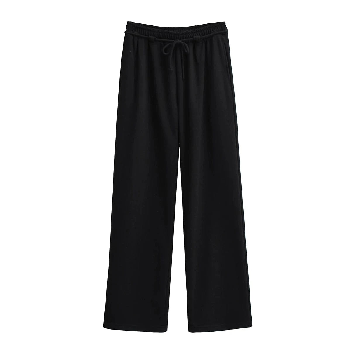 S / Black Custom Logo Women Drawstring Waist Designer Sweatpants