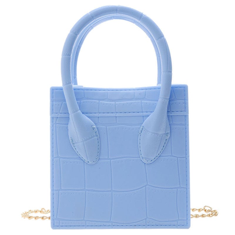 S / Blue 2022 Luxury Mini Women Hand Bags Patent Leather Handbags Ladies Small Shoulder Crossbody Purses and Handbags For Women Bags
