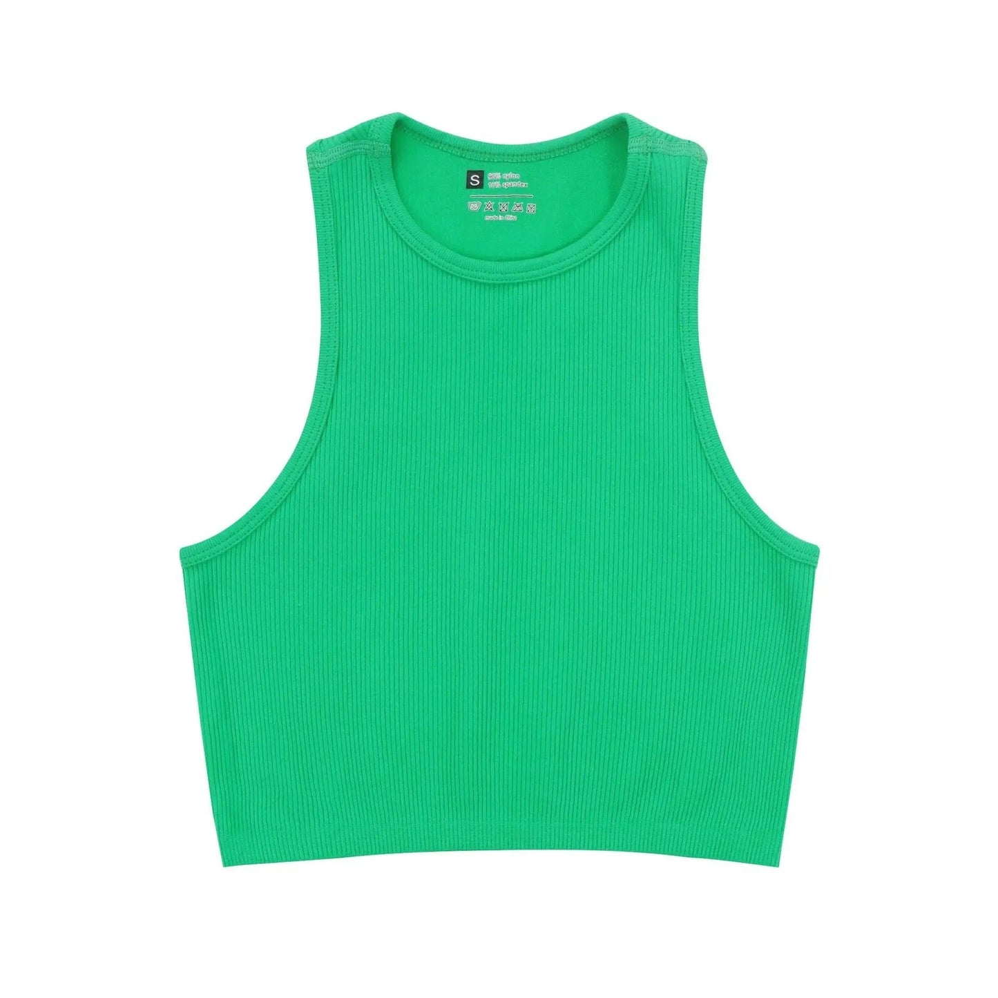 S / green Hot Selling  Quik Drying Sleeveless Tank Tops For Woman