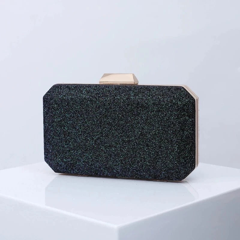 S / green Surprise price high grade luxury party dress pu leather sparkly clutch evening bags