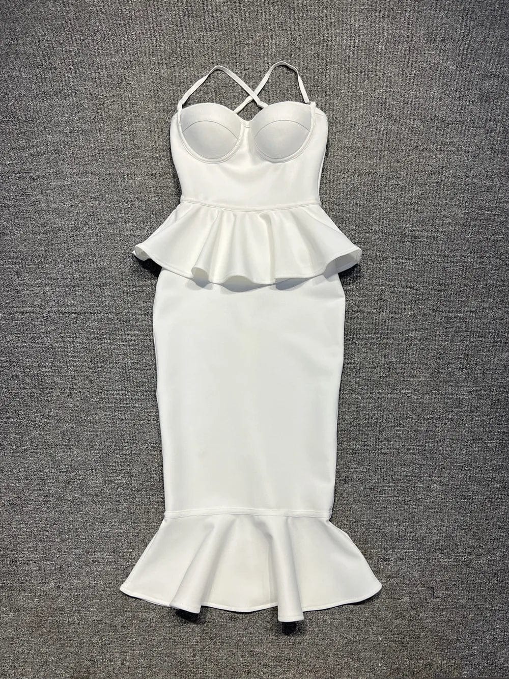 S / Light Yellow New Women's Clothes White Sexy Sleeveless Halter Dress Party Bandage Evening Dresses