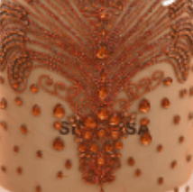 S / Orange Ocstrade Luxury Mesh Evening Dress Crystal Beading Silver Sleeveless Designer Gold Rhinestone Diamond High End Prom Dress Party